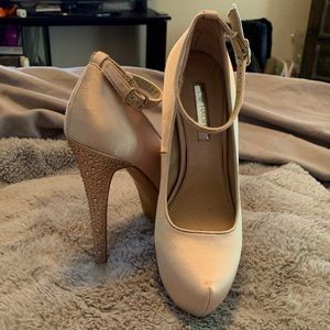 Rhinestone Heels by HALSTON SZ 7.5